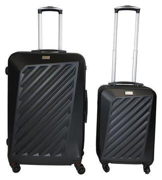 Beefree 2-delige kofferset | TSA slot | Zwart