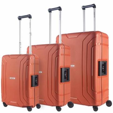 Carryon steward spinner 3-delige kofferset tsa orange