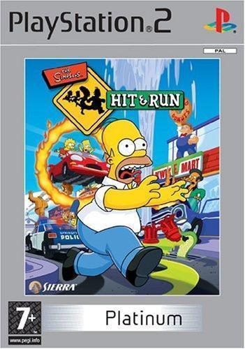 The Simpsons Hit & Run platinum (PS2 tweedehands game)