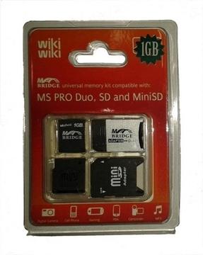 Memory Stick 1 GB + Pro Duo Adapter (Sony PSP)