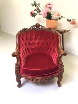 Antieke / Barokke fauteuil 2 stuks
