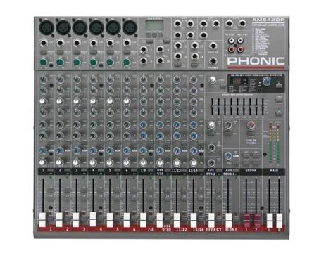 Phonic AM 642DP Mengpaneel met USB Playback!