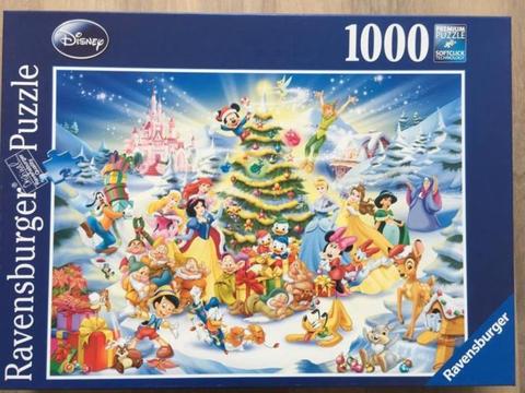 13 legpuzzels (1000 stukjes) o.a. Kerst, Disney