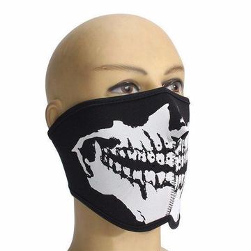 Half Face Mask Scary Skull Sport Terugkeerbare Fietser Sk