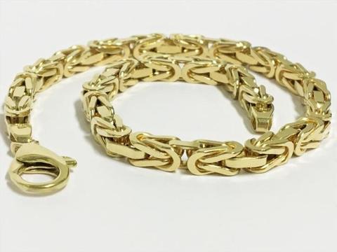 18 Karaat Massief Gouden Heren Konings Armband 26 cm 43,6 gr
