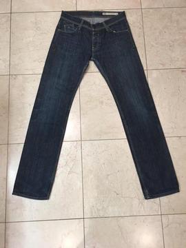 Tommy Hilfiger Zwarte en Blauwe Jeans broeken