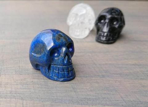 Crystal Skull mini Lapis Lazuli