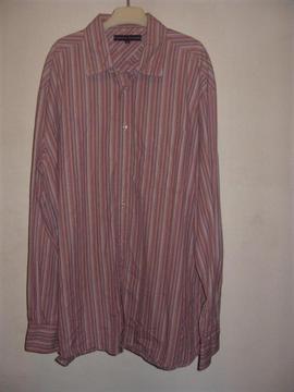 Zeer mooi roze gestreepte overhemd Tommy Hilfiger maat XL