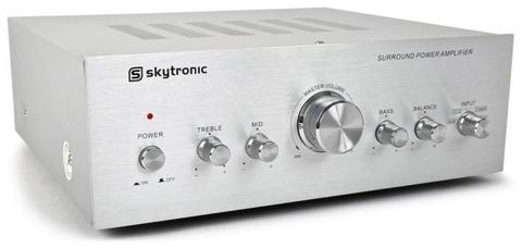 Skytronic Stereo versterker 400W met 4 inputs