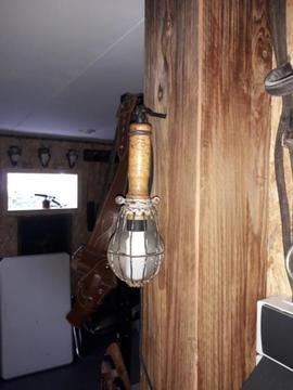 Mooie vintage industriële lamp