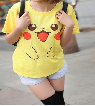 Pikachu T-shirt Shirt Tops Topjes Pokemon Go