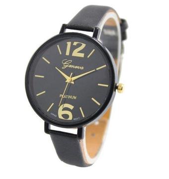 Geneva horloge zwart