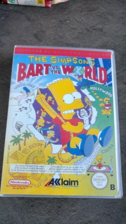 The Simpsons - Bart vs. the World LEGE universal game case