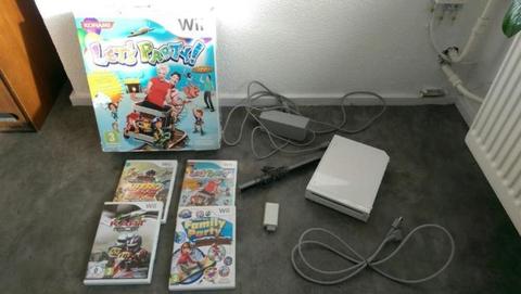 Wii spelcomputer incl 4 spellen
