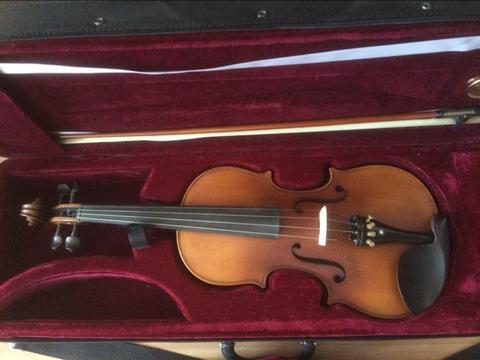 Tsjechische viool 4/4 model Stradivarius voor beginners!!!