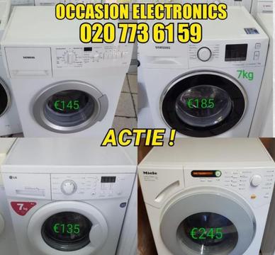 Nette wasmachines van de beste merken in de SALE + GARANTIE