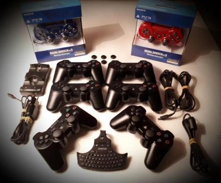 PlayStation 3 Dualshock 3 Sixaxis Controllers + Meer Gadgets