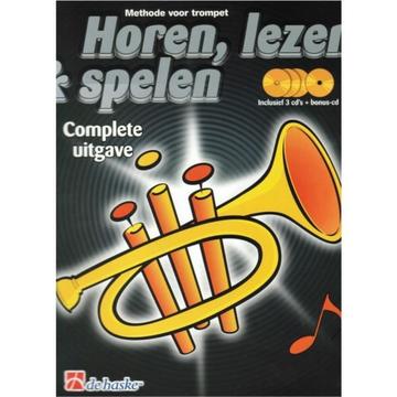 Horen Lezen & Spelen Trompet-complete uitgave+4 cd's+bonus-