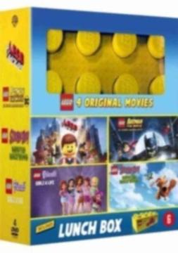 4 LEGO Films + LEGO Lunch Box - nieuw in seal