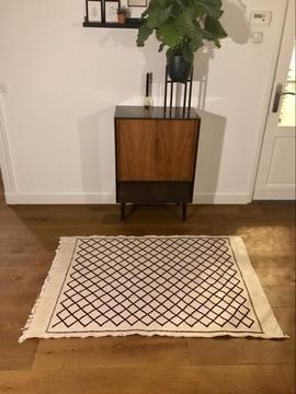 Tapijt vloerkleed karpet berber wol 155x95cm