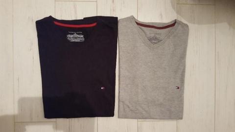 Tommy hilfiger tshirt polo trui maat L 2 stuks