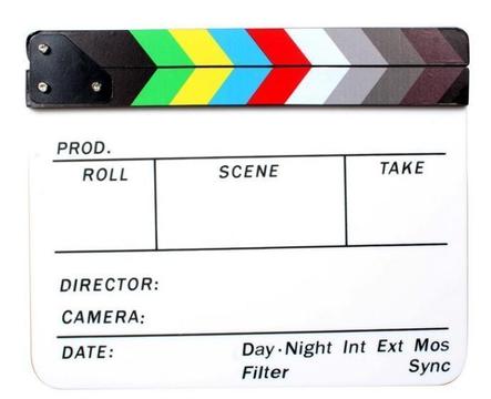 Director Clapper Board / Scene Board / Clapboard / Filmklapp