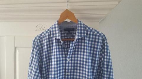 Tommy hilfiger blouse/overhemd/trui/polo (*geblokt*) maat XL