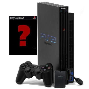 PS2 Phat met controller, memory card & games! Garantie