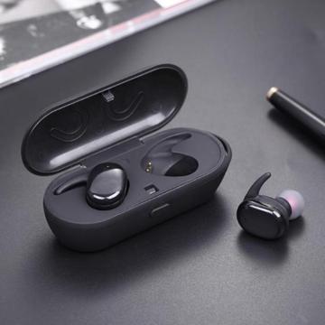 Bluetooth headphones klein formaat, zwart en draadloos