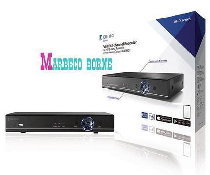 DVR Recorder CCTV HDD 8-Kanaals, 1 TB harddisk