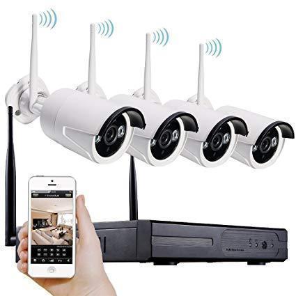 CCTV Beveiligingscamera WIFI Systeem Quattro Set Ook Buiten