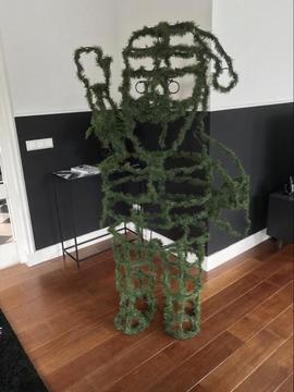 Groot Kerstman kerstboom unique design groen v ijzer