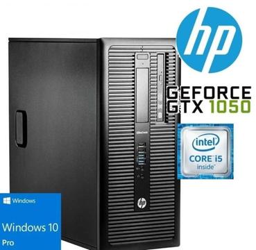 HP EliteDesk GAME PC - 8GB - 240GB SSD - Nvidia GTX 1050