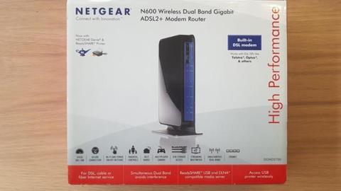 NETGEAR N600 Wireless Dual Band Gigabit DSL Modem Router