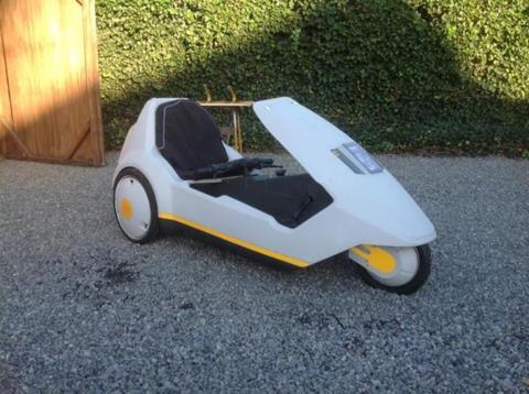 Sinclair C5 space age elektrische ligfiets