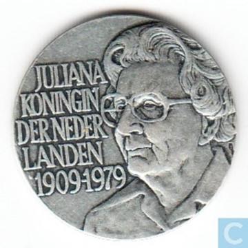 Penning Koningin Juliana 70 jaar 1979