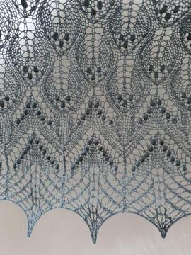 Haapsalu Estlandse luxe kerst kant shawl stola merino zijde