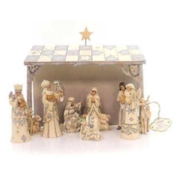 Jim Shore 4053690 Kerstgroep Kerststal Nativity Heartwood Cr
