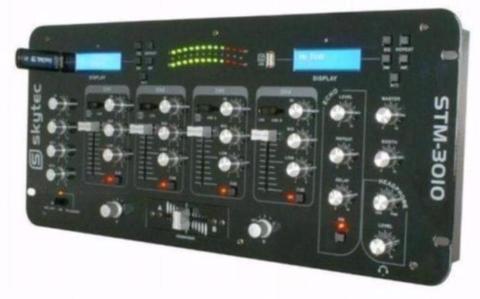 4-Kanaals 19 Inch mixer met USB/MP3 STM-3010