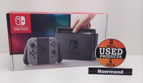 Nintendo Switch Grey Edition compleet in doos || NIEUW