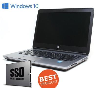 HP ProBook 640 G1 - 4e generatie i5 - 128GB SSD - W10 Pro !