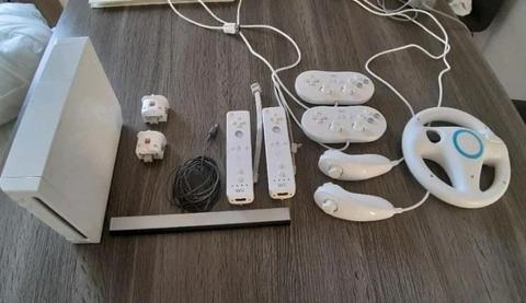 Wii + spellen en toebehoren