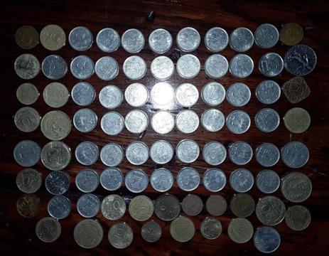 85 muntjes waar onder 50 wilhelmina uit 1948