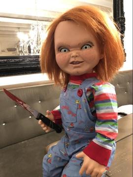 Chucky Lifesize Goodguy Childs Play Statue Zeer Zeldzaam!!!