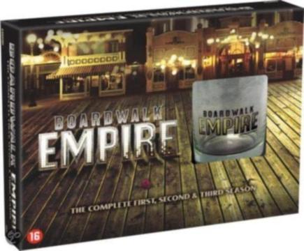 Boardwalk empire - Seizoen 1t/m 3 - DVD box + Glas - in seal