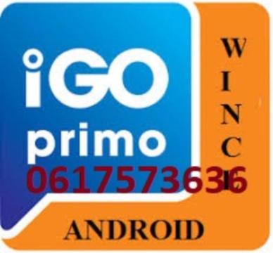 win CE 6 navigatie sd kaart Europa 2019 Android Igo 8 primo