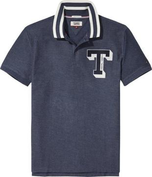 Tommy Hilfiger Polo Regular Fit Navy Met 25% Korting!