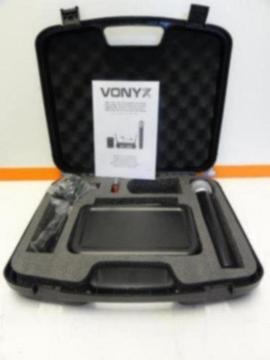 VONYX Draadloze Microfoon Set met koffer II Tronios