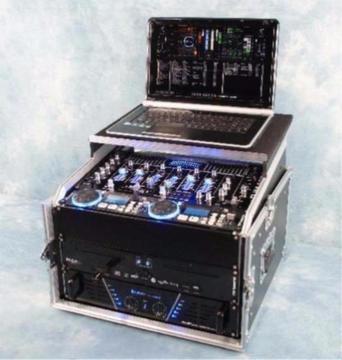 Dj set Pro flightcase CD,SD,USB,Mixer,Versterker (DJsetPro1)