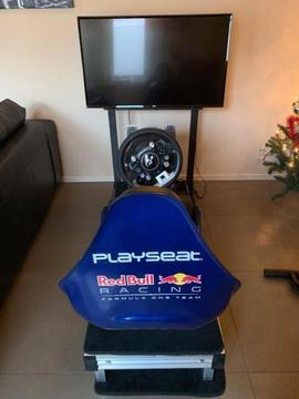 Playseat F1 Red Bull Racing stoel incl TV, PS4, podium etc